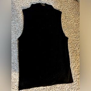 Black high neck tank top; Forever 21